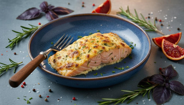 Turn Budget Pink Salmon Into a Royal Feast in 20 Minutes With a Cheese-and-Sour-Cream Crust