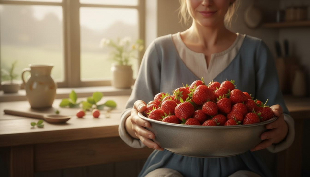 The Two-Spoon Spring Boost That Turns Strawberries into Giant, Honey-Sweet Gems