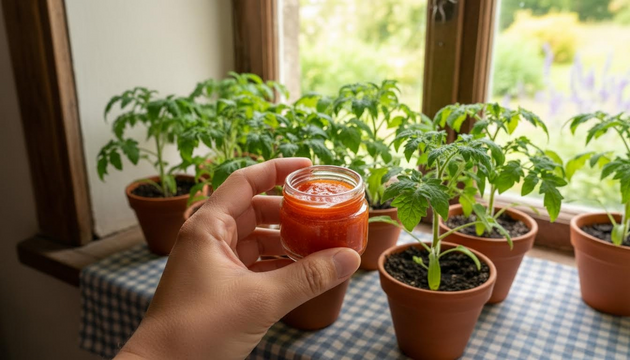 Revive Spindly Tomato Seedlings With Two Natural Fertilizers That Actually Work