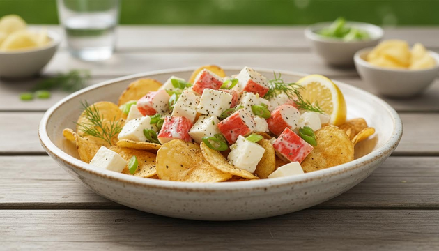 This Crunchy Crab Salad Twist Will Steal the Show at Your Next Get-Together