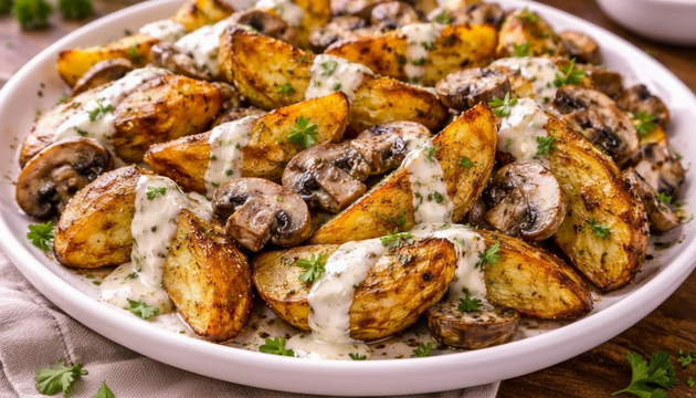 Bake This Creamy Mushroom Potato Casserole and Watch Everyone Gather at the Table