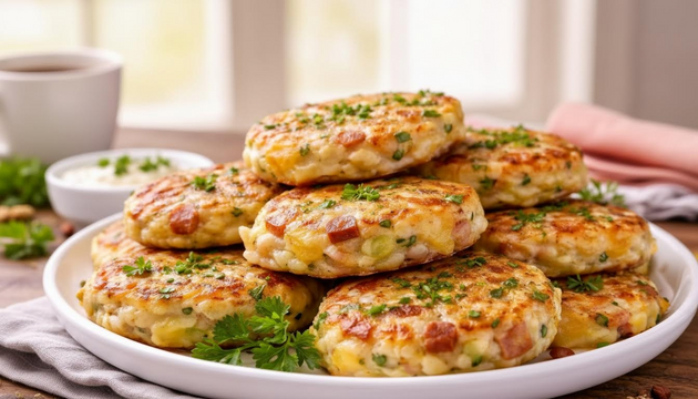Cheesy Sausage Fritters Are the 15-Minute Family Breakfast You’ll Make on Repeat
