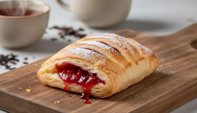 Crispy Strawberry Jam Puff Pastries You Can Whip Up Before the Kettle Boils