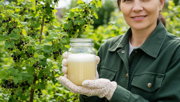 Just 3 Grams in Hot Water Turns Blooming Currants Into a Bumper Haul of Big, Sweet Berries