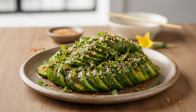 Stop Slicing Cucumbers the Boring Way — Try Crunchy Accordion Cucumbers in a Zesty Asian Dressing