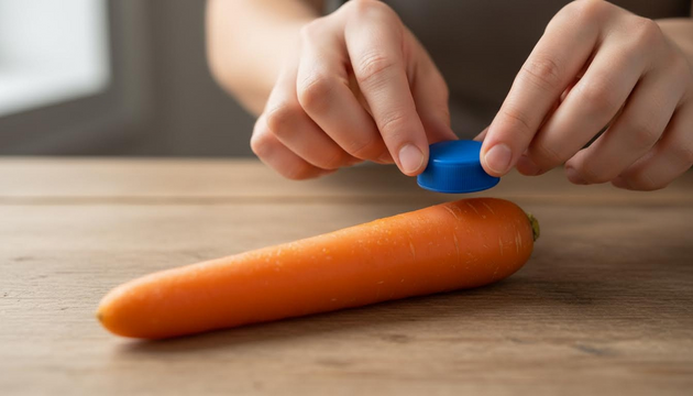 Turn a Carrot and a Pot Lid Into a Chinese Restaurant–Level Delicacy for Next to Nothing