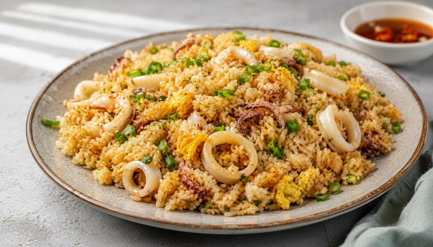 This 3-Ingredient Squid Fried Rice Is the Weeknight Hero You Need