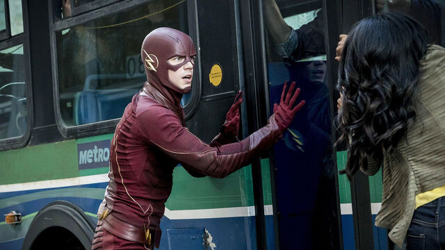 The End of an Era: See Grant Gustin Hanging the Flash Suit for the Last Time