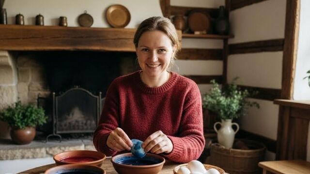 This Tea-and-Cheesecloth Trick Makes Galaxy Easter Eggs Your Family Will Swear Are Magic