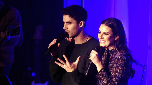No More Drama? Glee's Lea Michele & Darren Criss Reunite for Carpool Karaoke No More Drama? Glee's Lea Michele & Darren Criss Reunite for Carpool Karaoke