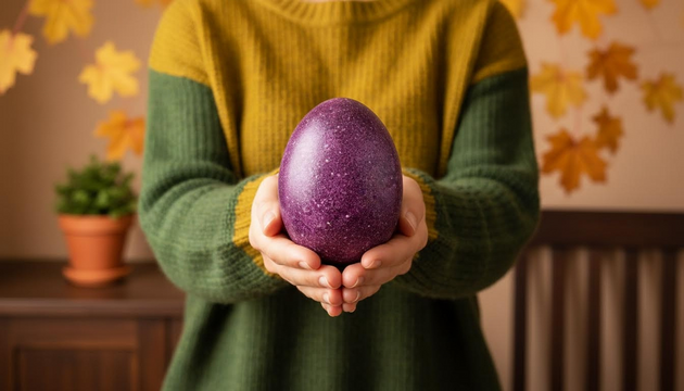 The 15-Minute Trick for Chic Plum-Colored Easter Eggs — No Artificial Dyes