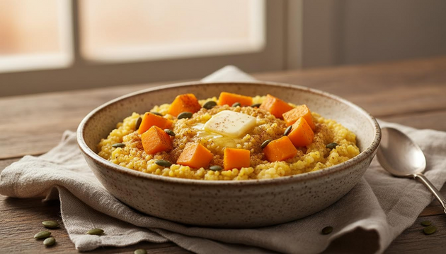 The Breakfast Upgrade Your Family Deserves: Sweet, Fluffy Pumpkin Millet Packed with Vitamins