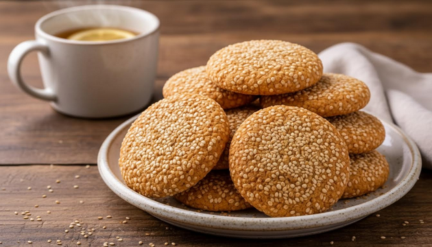 Meet Your New Tea Obsession: No-Fuss, Ultra-Crunchy Sesame Cookies