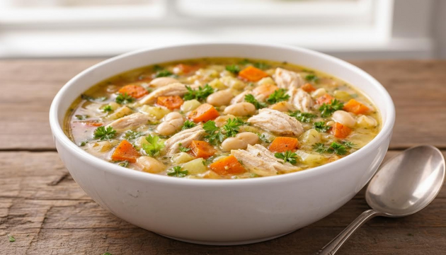 This Chicken and White Bean Soup Delivers Big Protein and Bigger Comfort