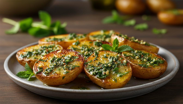 Ditch the Mash: Mint-Roasted Potatoes Deliver Restaurant-Level Flavor with Almost No Effort