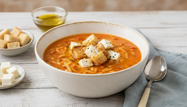 Skip the Broth: This 30-Minute Greek Veggie Noodle Soup Is Comforting and Surprisingly Filling