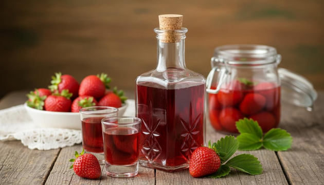 Bottle Summer With a Luscious Homemade Strawberry Liqueur—No Preservatives, Just Real Berry Flavor