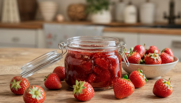 5-Minute No-Cook Strawberry Jam Stays Summer-Fresh All Winter—No Boil, No Fuss