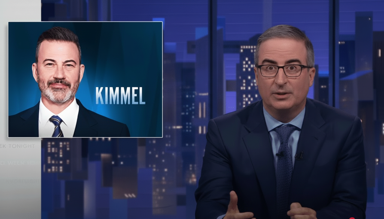 John Oliver Finally Speaks Out on Jimmy Kimmel Suspension: It's Not What You Think