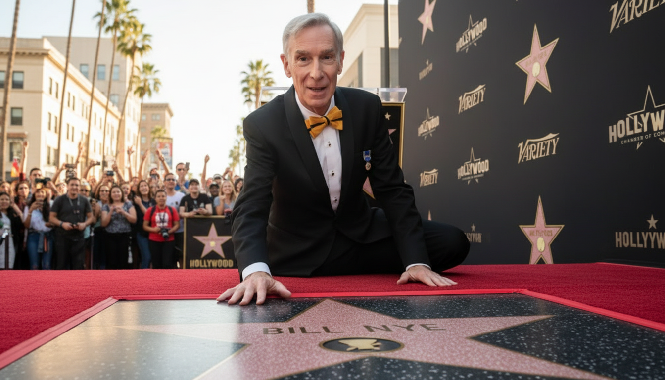 Bill Nye Just Scored a Star on the Hollywood Walk of Fame — Fans Are Freaking Out