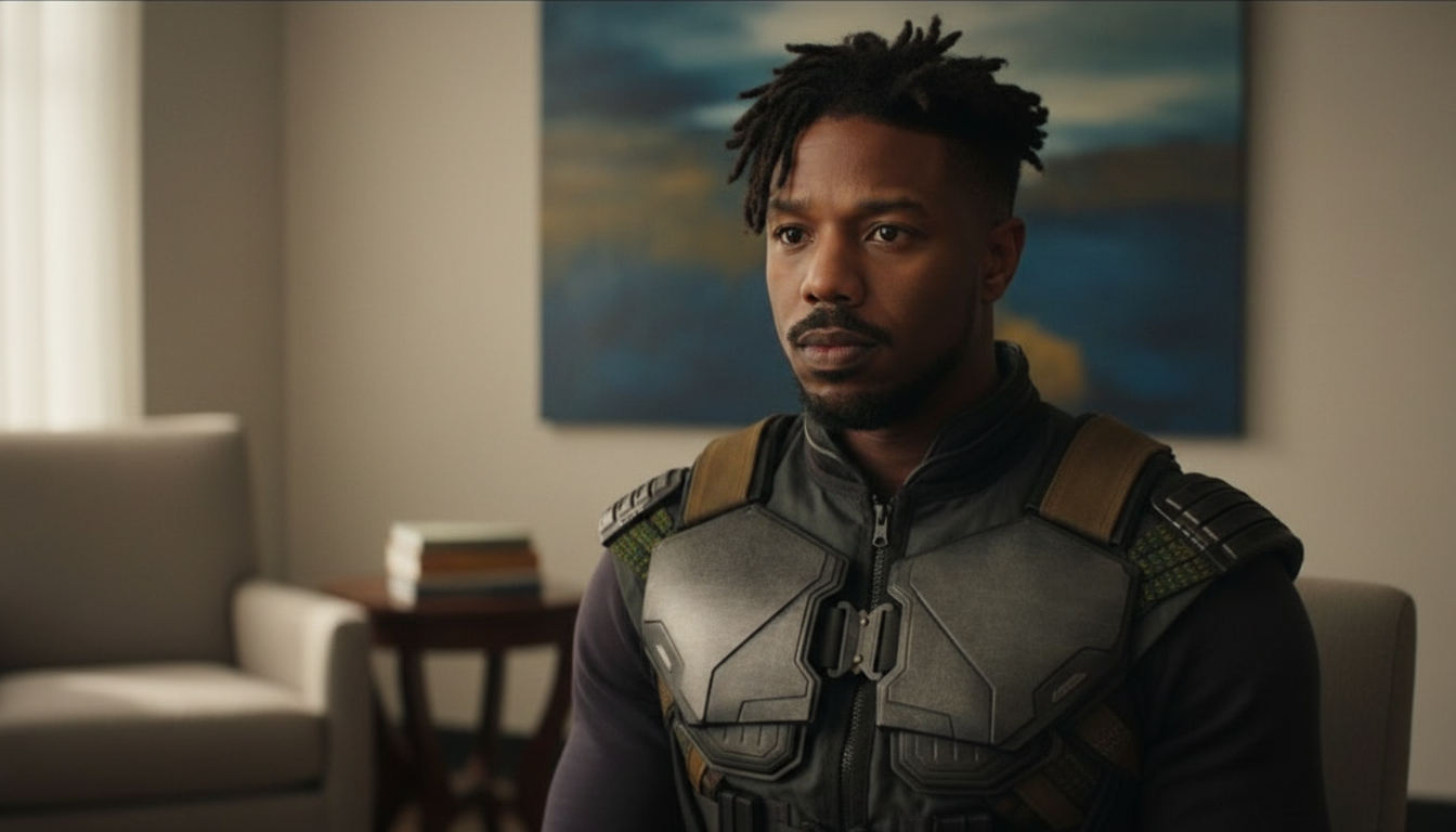 Why Black Panther Sent Michael B. Jordan to Therapy