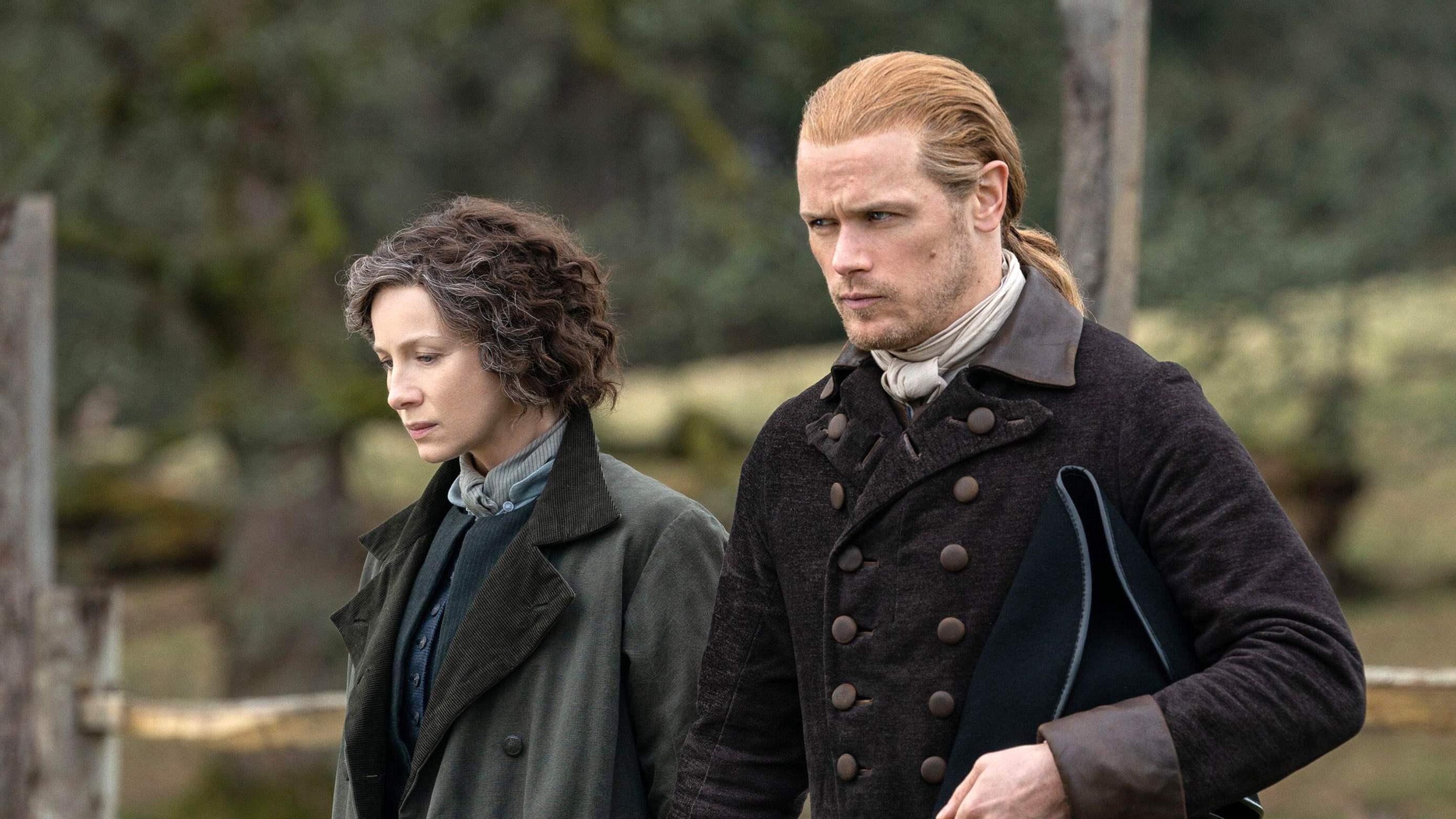 Outlander's Balfe Sets Record Straight on Reduced Off-Screen Time with Heughan