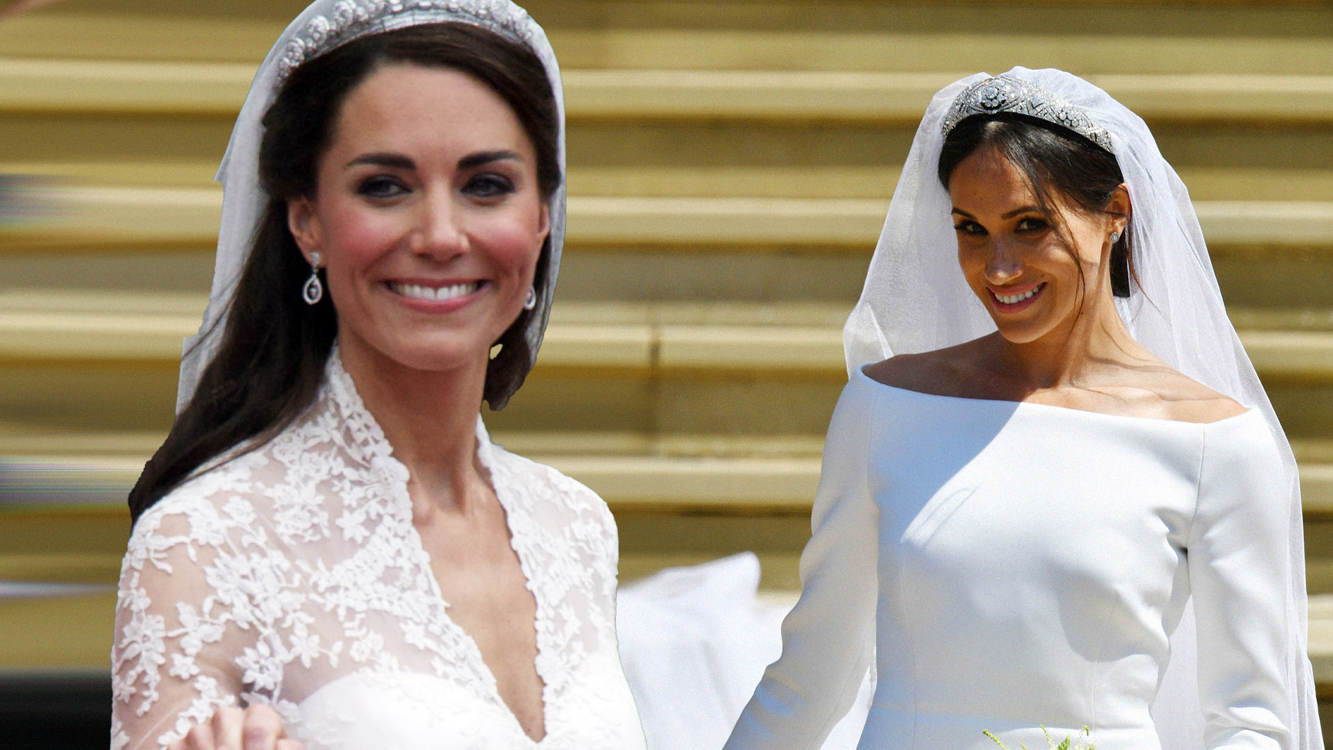 The One Major Difference Between Kate and Meghan's Wedding Dresses