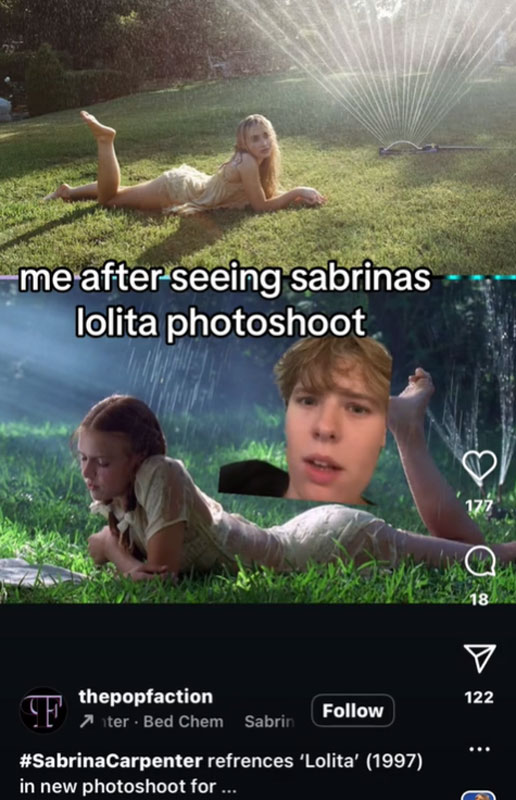 Controversy Explained: Sabrina Carpenter's Viral 'Lolita' Photo Shoot - image 1