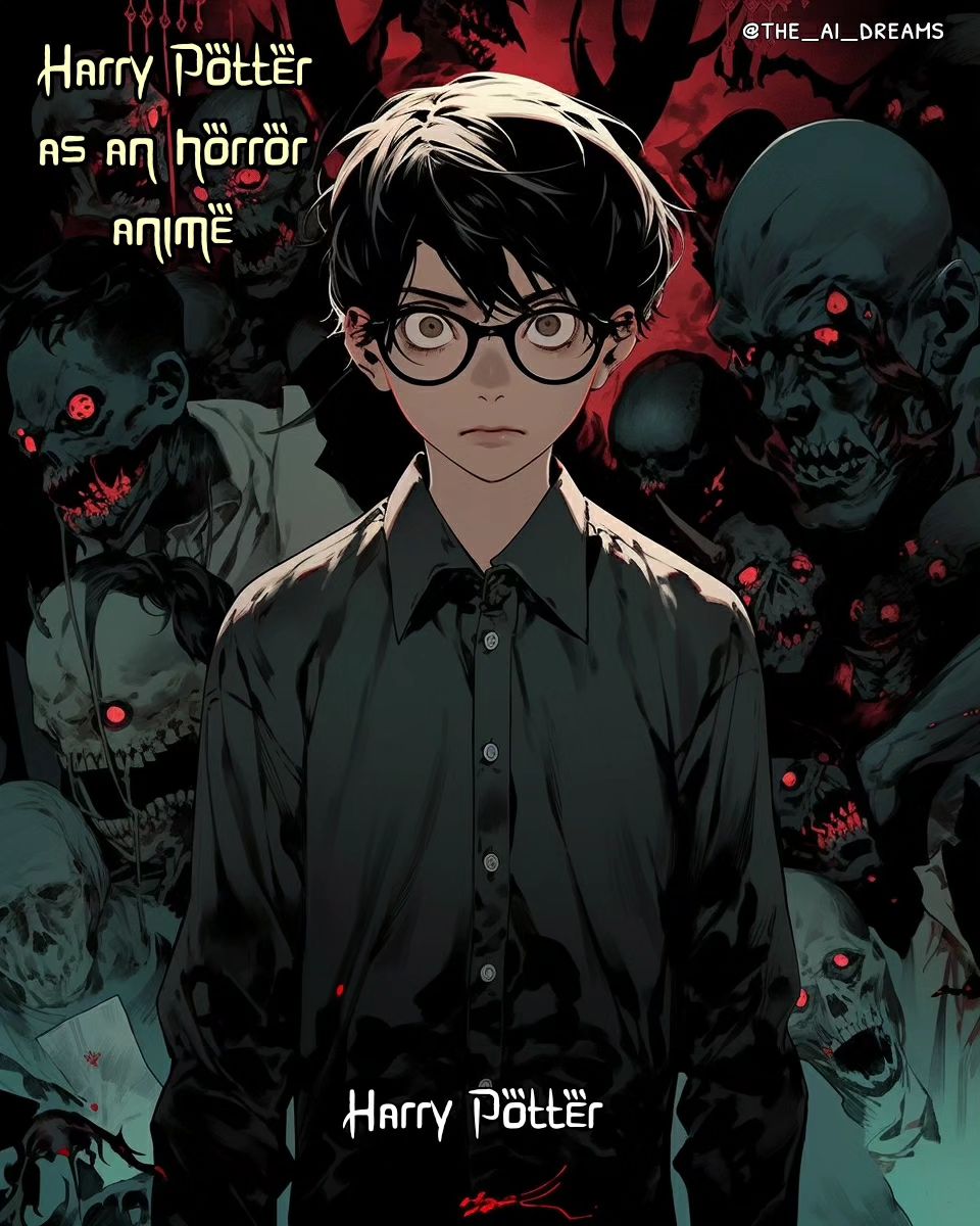 Harry Potter AI-Reimagined as Horror Anime is the Creepiest Thing You'll See Today - image 1
