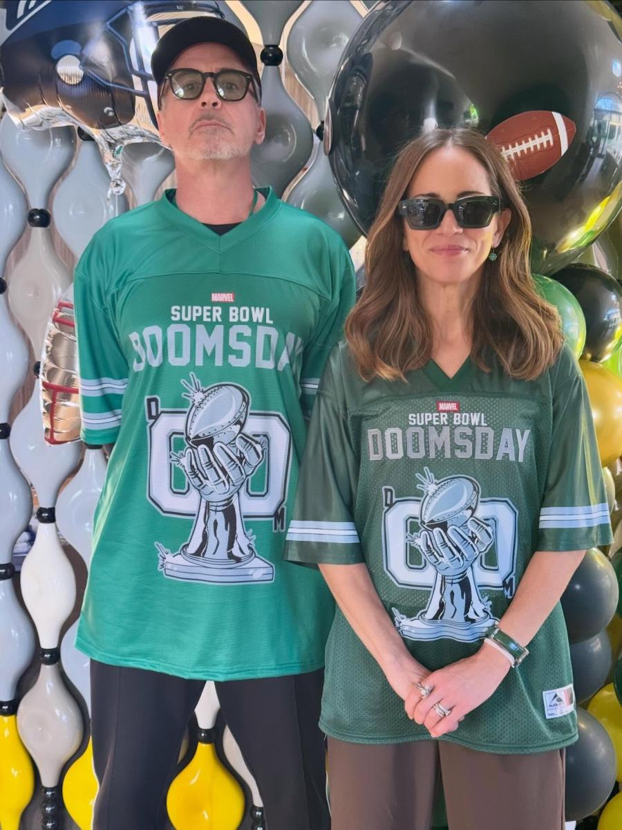 Robert Downey Jr. Sparks Doctor Doom Buzz With Super Bowl T-Shirt - image 1