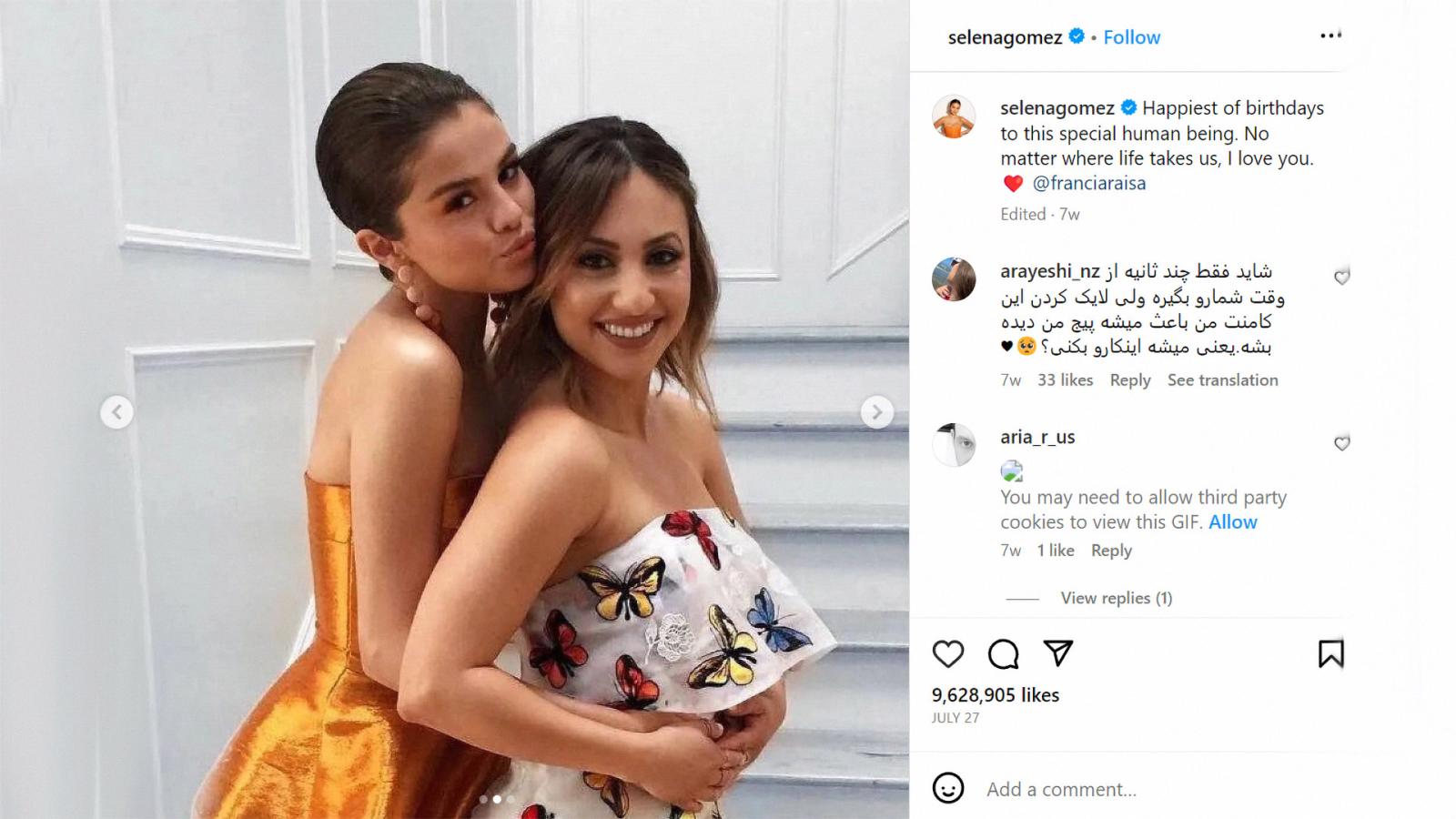 Are Francia Raisa and Selena Gomez Still Friends in 2023? - image 1