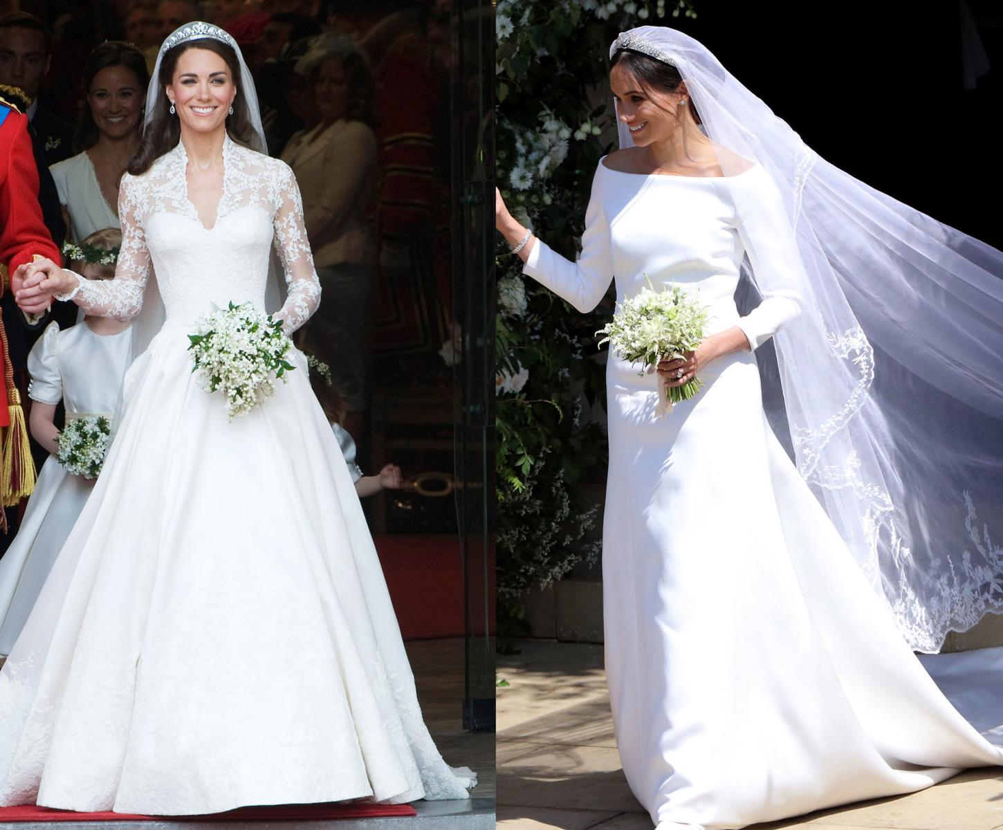 The One Major Difference Between Kate and Meghan's Wedding Dresses - image 1
