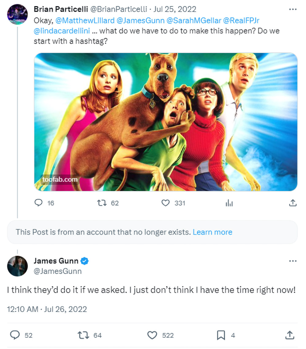 James Gunn Had a Plan for R-rated Scooby-Doo 3, and It Was Terrible - image 1